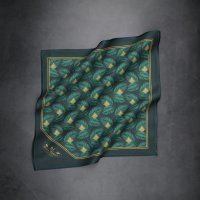 The Jungle Dance Towel pocketsquare style 30x30cm without Embroidery
