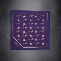 The Aviator Dance Towel pocketsquare style 30x30cm without Embroidery