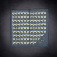 Jay Gatsby Dance Towel Pocketsquare 30x30cm embroidered in silver